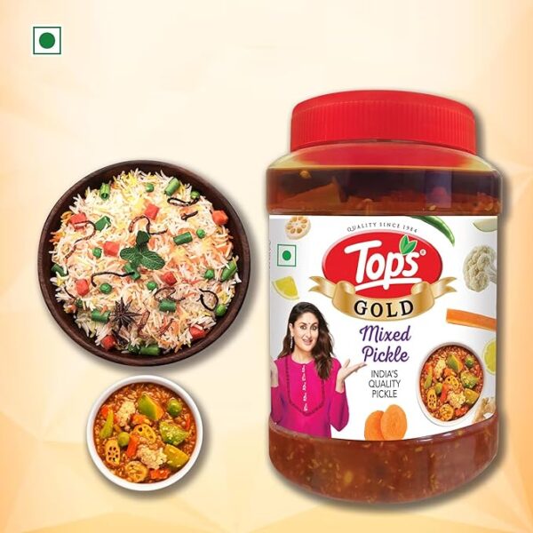 TOPS Gold Mixed Pickle 1kg Pack - Image 4