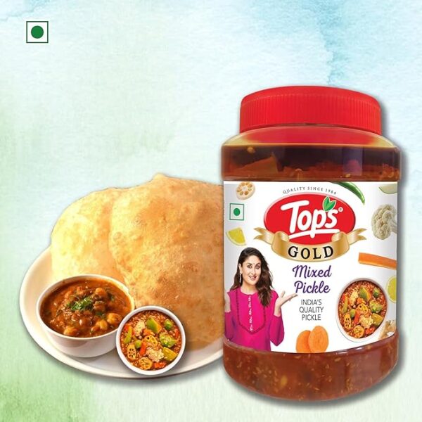 TOPS Gold Mixed Pickle 1kg Pack - Image 2